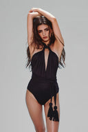 XITA • Black Halter Tankini