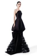 Bloom Sculpture Couture Strapless Floral Gown for women, from MR CRAZY & LADY SEXY, The Viet Concept 