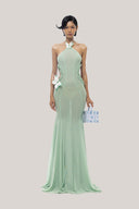 Green Darya Maxi Dress for women, from Huelley Rose, The Viet Concept