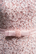 Sequin Floral Lace Crystal Bow Couture Mini Dress for women, from IHF ATUDIO, The Viet Concept 
