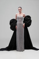 Moirae Sequin Gown & Marisol Taffeta Cape Set for women, from 21SIX, The Viet Concept