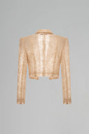 MARGÉE ATELIER • Aestra Couture Sequin Bralette & Cropped Blazer Set