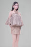Oceania Straight Square Neck Organza Shirt for women, from Lam Khue, The Viet Concept