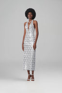 Snow Leopard Girl Maxi Dress for women, from Mr Crazy & Lady Sexy, The Viet Concept 