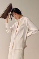 LECIA • Étoile Satin Twilly Luxury Shirt