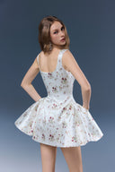 Nelly Floral Taffeta Mini Dress for women, from JOSEPHINE, The Viet Concept 