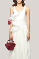 Bessie Gathered Scoop Neck Maxi Dress for women, from Das La Vie, The Viet Concept 