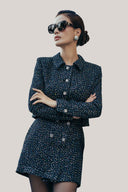 Megan Cropped Collared Neck Tweed Jacket for women, from HOBB, The Viet Concept 