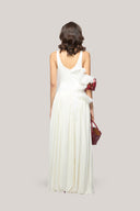 Bessie Gathered Scoop Neck Maxi Dress for women, from Das La Vie, The Viet Concept 