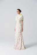 L'ALLÉE • Petal Whisper Floral Evening Gown