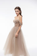 JOSÉPHINE • Perla Lace Tulle Sculpted Maxi Dress