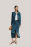 Joanna Cropped Flap Pocket Cotton Denim Jacket for women, from HOBB, The Viet Concept 