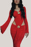 Ruby Scarlet Pareo Maxi Dress for women, from La Vierge, The Viet Concept