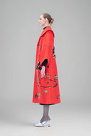 Eyes of Eden - Sculptural Oversized Coat for women, from Tiny Ink, The Viet Concept 