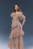 Brenna Brown Lace Tulle Evening Dress for women, from JOSEPHINE, The Viet Concept