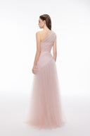 JOSÉPHINE • Petal Tulle Sculpted Maxi Dress