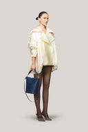 Vickie Straight Double Breasted Cotton Mini Dress for women, from Das La Vie, The Viet Concept 