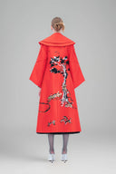 Eyes of Eden - Sculptural Oversized Coat for women, from Tiny Ink, The Viet Concept 