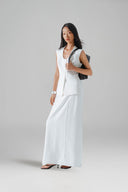 HOBB • Tailored Twill Maxi Skirt