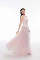 JOSÉPHINE • Petal Tulle Sculpted Maxi Dress