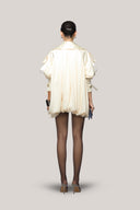 Vickie Straight Double Breasted Cotton Mini Dress for women, from Das La Vie, The Viet Concept 