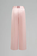Rosé Taffeta High-Waisted Wide Leg Pants for women, from IHF STUDIO, The Viet Concept 
