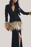  Black Odette V-neck Maxi Dress for women, from La Vierge, The Viet Concept 
