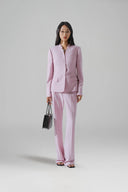 HOBB • Tailored High-Waisted Straight-Leg Twill Trousers