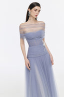 Elise Tulle Mesh Minimalist Gown for women, from JOSEPHINE, The Viet Concept 