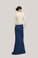 Lacen Cropped Long Sleeved Lace Jacket for women, from HOBB, The Viet Concept 