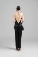 Satiné Crystal Satin Gown for women, from LA VIERGE, The Viet Concept