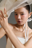 Heritage Halo Veil Couture Hat for women, from LINH DOAN, The Viet Concept