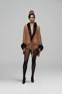 Roxanne Voile Cape Dress for women, from LA VIERGE, The Viet Concept