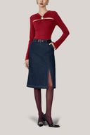 Scarlett Bodycon Cut-Out Jersey Top for women, from HOBB, The Viet Concept 