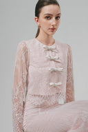 Cream Absolu Long Seleves Top for women, from White Plan, The Viet Concept 