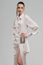 Terell Mermaid Side Slit Silk Satin Floor Length Dress for women, from Ha Thanh Viet, The Viet Concept 