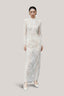 Beige Florence Maxi Dress for women, from HUONG, The Viet Concept 