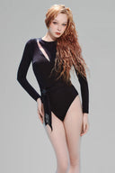 Black Long Sleeve Tankini for women, from Xita, The Viet Concept