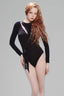 Black Long Sleeve Tankini for women, from Xita, The Viet Concept