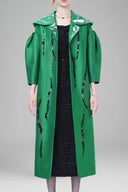 Unfolding Dream – Sculptural Collar Statement Coat for women, from Tiny Ink, The Viet Concept 