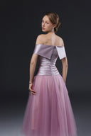 Chelyn Purple Taffeta Tulle Evening Dress for women, from JOSEPHINE, The Viet Concept