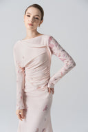 L'ALLÉE • Morning Mist Fishtail Evening Dress