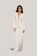 Blanche Déesse Cowl Neck Set for women, from La Vierge, The Viet Concept