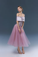Chelyn Purple Taffeta Tulle Evening Dress for women, from JOSEPHINE, The Viet Concept