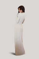 Blanche Déesse Cowl Neck Set for women, from La Vierge, The Viet Concept
