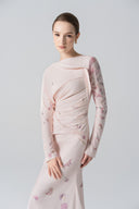 L'ALLÉE • Morning Mist Fishtail Evening Dress