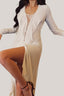 Blanche Déesse Cowl Neck Set for women, from La Vierge, The Viet Concept