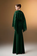 IHF ATELIER • Rouge Royale French Lace Mermaid Evening Gown