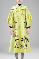 Golden Time - Voluminous Elegance Coat for women, from Tiny Ink, The Viet Concept 