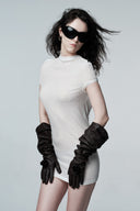 Zireth Élevé High Neck Sculpted Mini Dress for women, from DAS LA VIE, The Viet Concept 